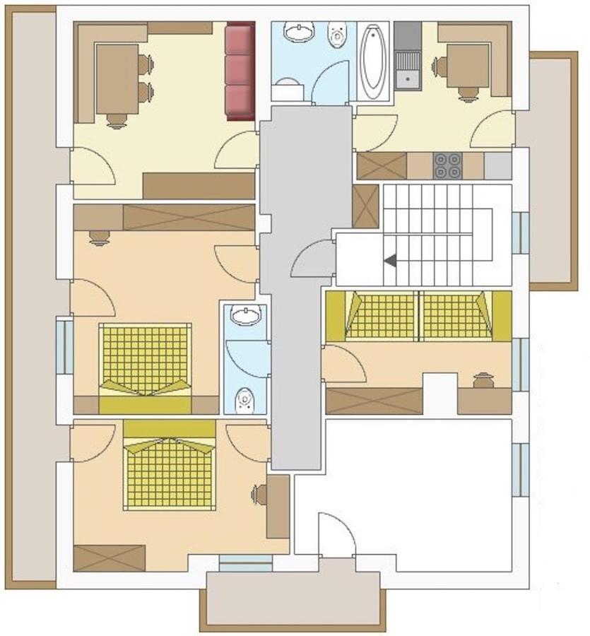 Cesa Gravina Suaut Apartment Ortisei Ngoại thất bức ảnh